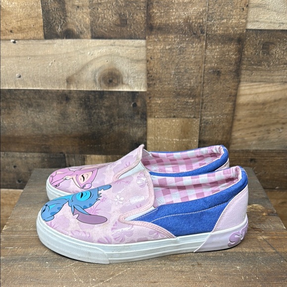 Disney Lilo‎ & Stitch Ground Up Slip On Sneakers Loafers Women's Size 7.5 - Picture 1 of 8